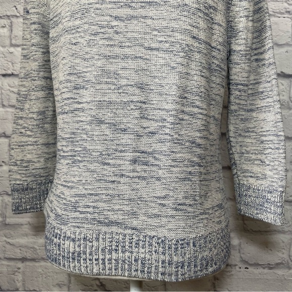 Chaps 3/4 Sleeve Crew Sweater with Ribbed Detailing Size Medium - Picture 7 of 9